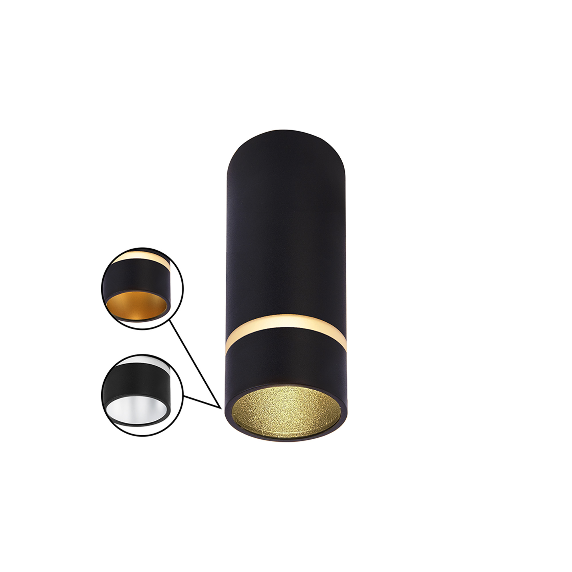 Split 35mm GU10 (GU11) Ceiling Lights Mantra Fusion Surface Spot Lights